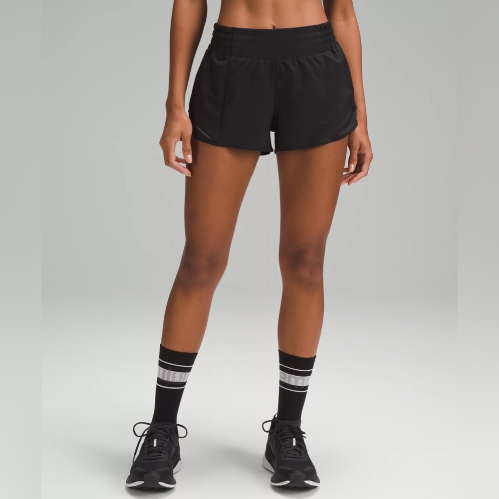 lululemon athletica Black Athletic Running Shorts